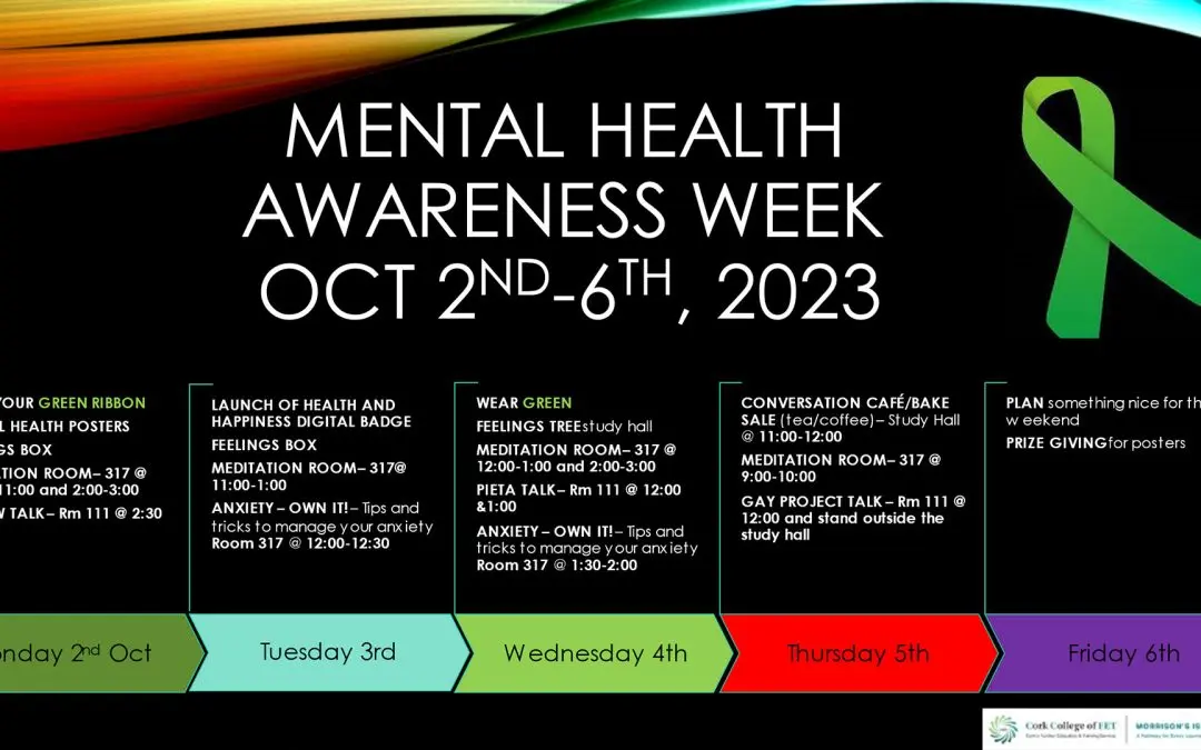 Tramore Road Campus - Mental Health Awareness Week