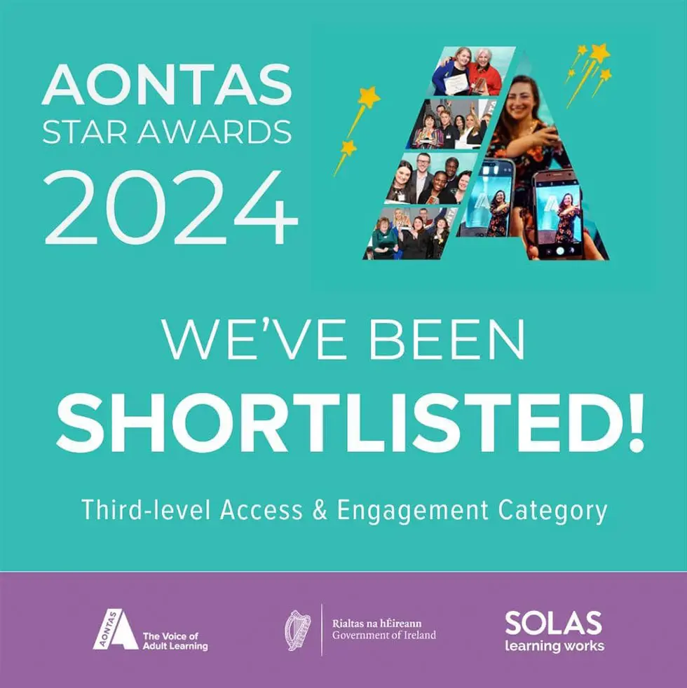 Cork College of FET, Tramore Road Campus - TRC Care Team shortlisted for an Aontas Star Award
