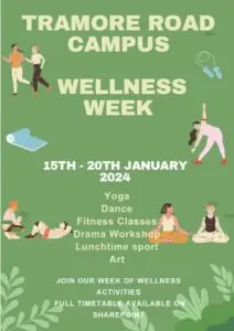 Cork College of FET, Tramore Road Campus, TRC Wellness Week