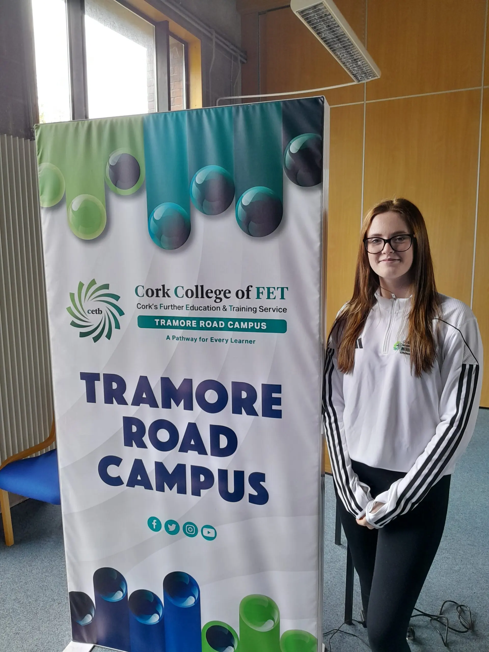 Exercise Performance student Orla Shanahan at Tramore Road Campus